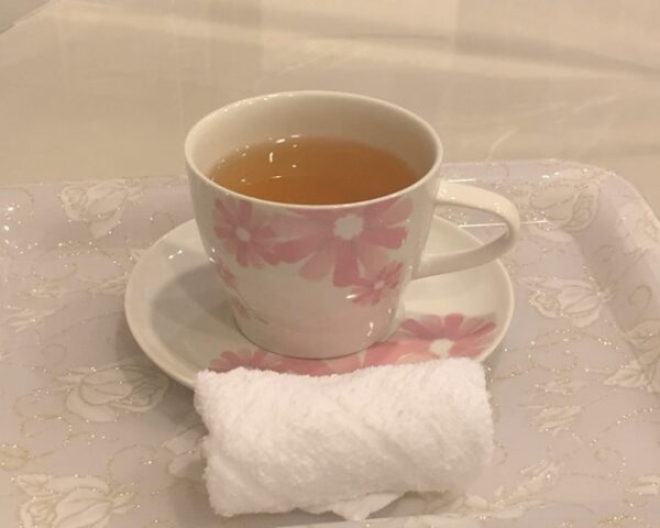 バイオエステBTB東京本店（銀座）で出してもらったお茶